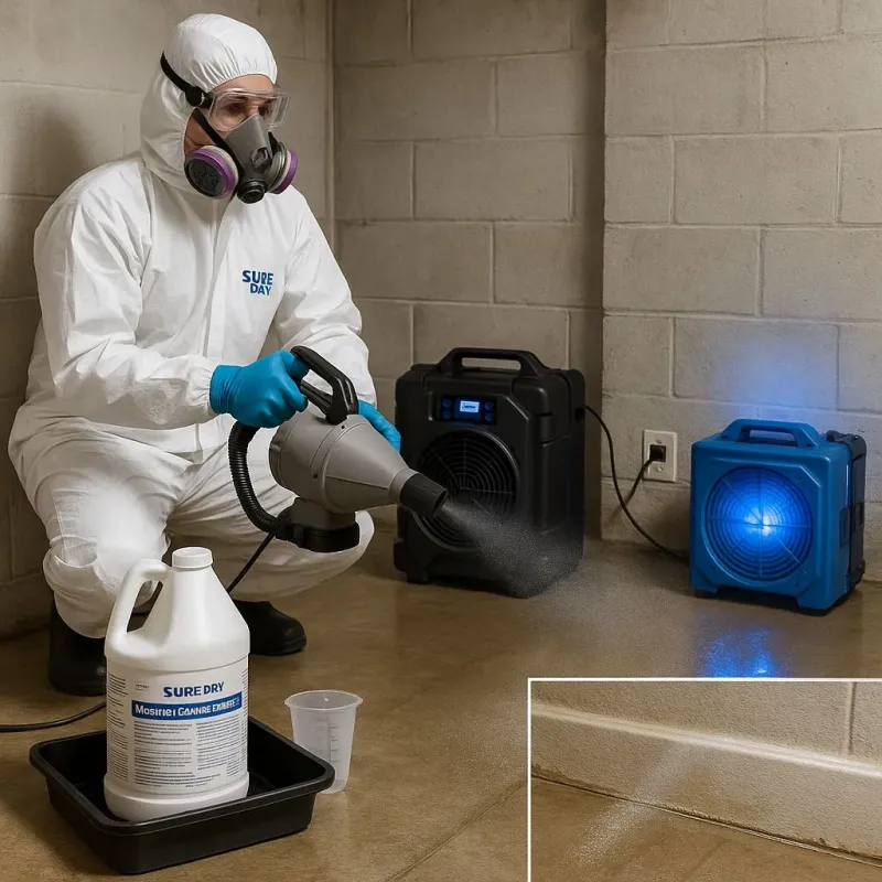 Sanitization and Odor Removal process in Marcus Hook, PA